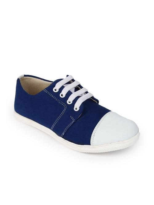 blue canvas sneakers - 10944834 - Very Small Image - 1