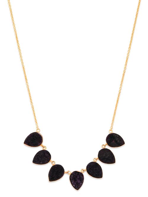 black metal alloy necklace - 10945108 - Very Small Image - 1