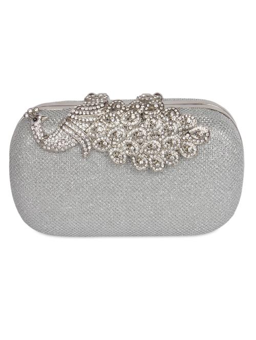 silver embellished clutches - 1094619 - Very Small Image - 1