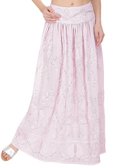 pink polyester blend skirts - 10948871 - Very Small Image - 1