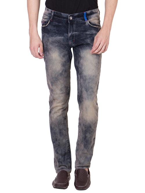 grey cotton lycra jeans - 10956839 - Very Small Image - 1