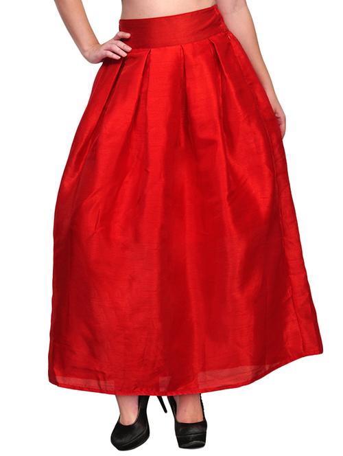 red silk skirts - 10962244 - Very Small Image - 1