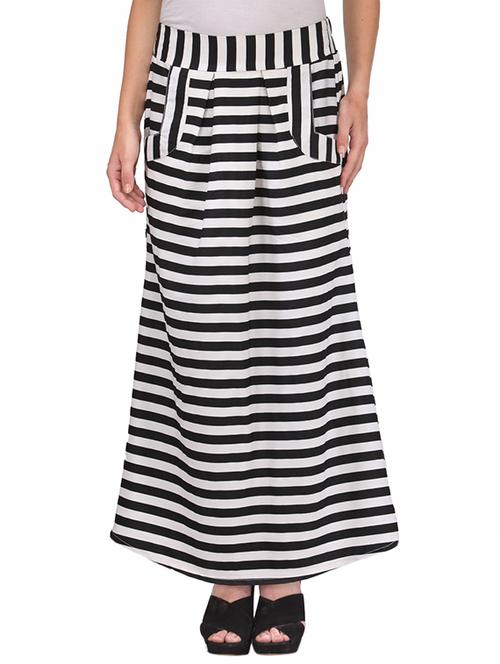 white crepe skirts - 10962254 - Very Small Image - 1