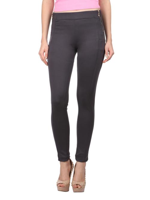 grey poly cotton jeggings - 10962296 - Very Small Image - 1