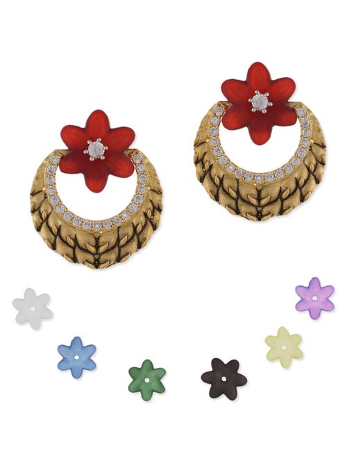 multicolour metal alloy earring - 10963044 - Very Small Image - 1