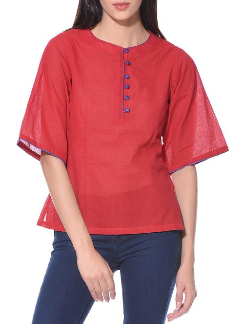 red south cotton bell sleeve top - 10967655 - Very Small Image - 1