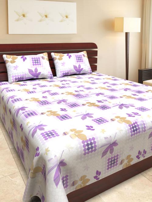 leaf inspired double bedsheet set - 1096818 - Very Small Image - 1
