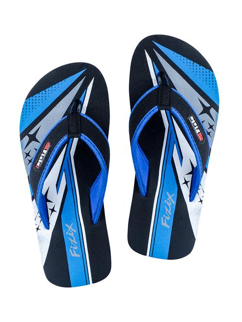 blue leatherette slippers, flip flops & sliders - 10985845 - Very Small Image - 1