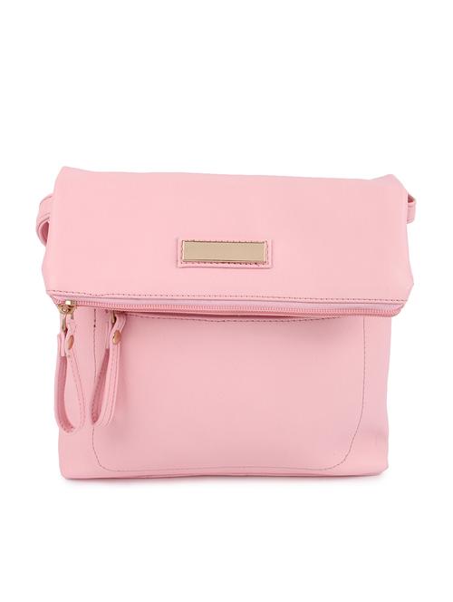 pink leatherette sling bag - 10986312 - Very Small Image - 1