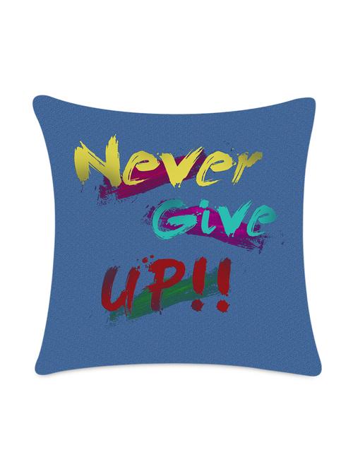 "Never Give Up!!" Digitally Printed Cushion Cover - 1099519 - Very Small Image - 1