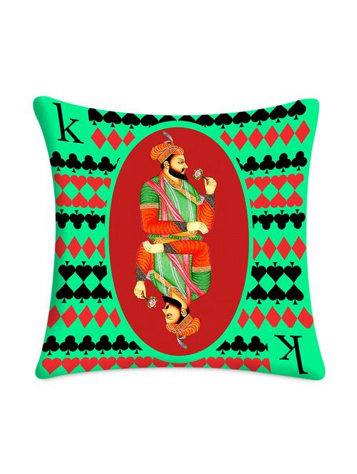 playing Cards King Printed Cushion cover - 1099557 - Very Small Image - 1