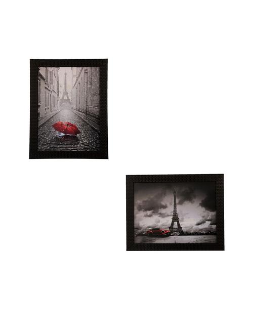ecraftindia set of 2 beauty under rain satin matt texture uv art painting - 10996035 - Very Small Image - 1