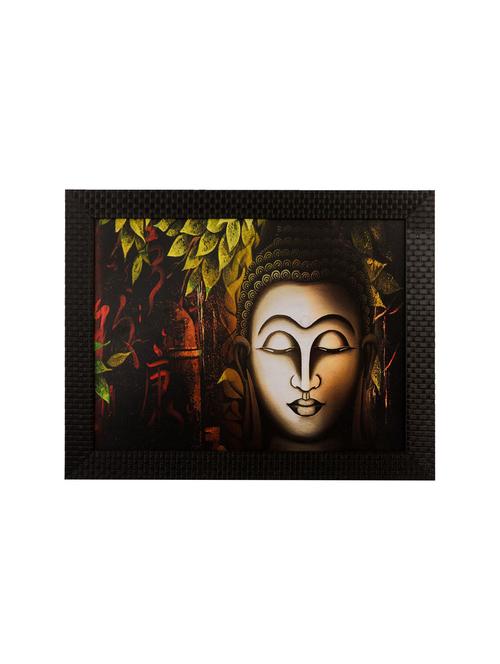 ecraftindia spritual buddha head satin matt texture uv art painting - 10996092 - Very Small Image - 1