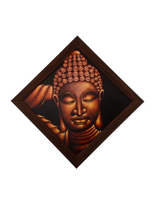 ecraftindia spritual buddha satin matt texture uv art painting - 10996100 - Very Small Image - 1