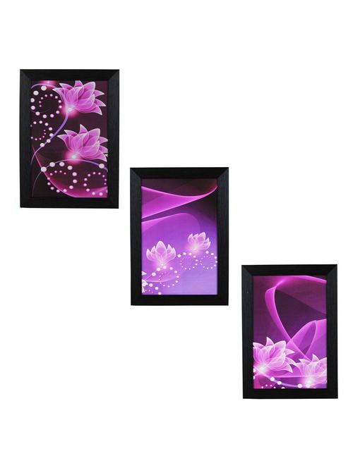 ecraftindia set of 3 satin matt textured art painting - 10996181 - Very Small Image - 1