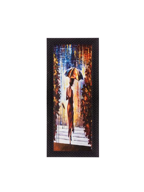 ecraftindia lady under umbrella matt texture uv art painting - 10996200 - Very Small Image - 1