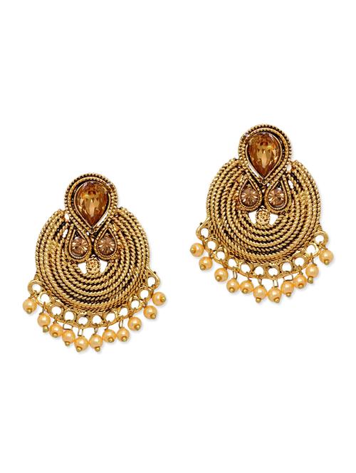 gold metal alloy earring - 10999527 - Very Small Image - 1