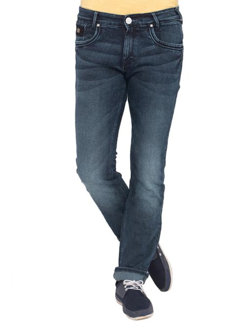 blue denim washed jeans - 11011604 - Very Small Image - 1