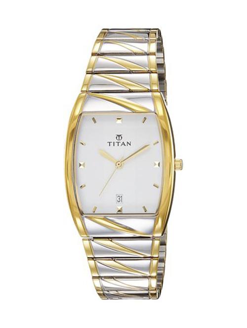 silver and gold stainless steel analogue watch - 11014861 - Very Small Image - 1