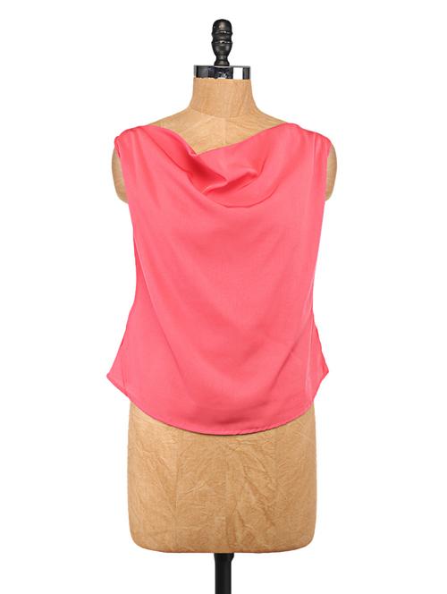 pink cowl top - 1101800 - Very Small Image - 1