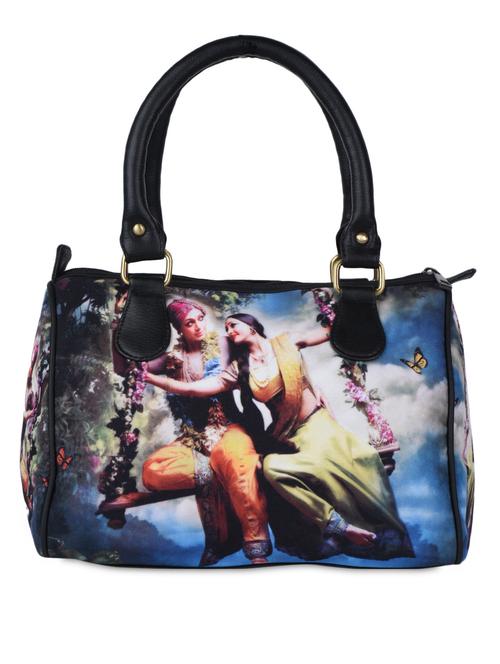 multicoloured printed duffle inspired handbag - 1102058 - Very Small Image - 1