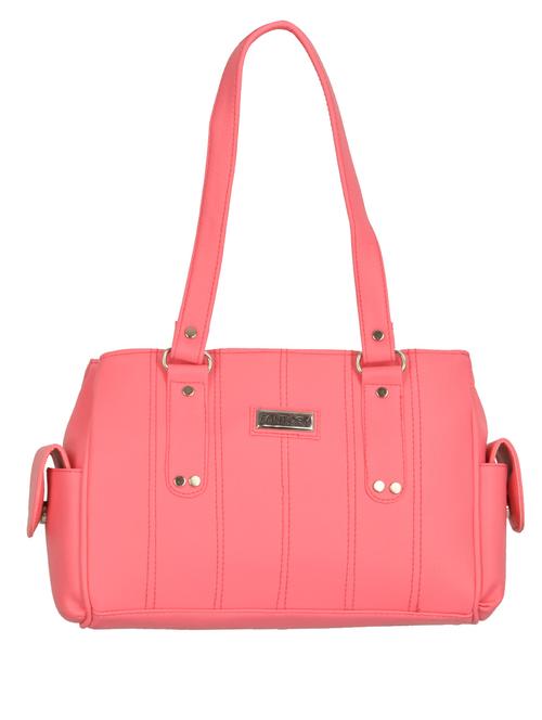 pink leatherette handbag - 11026730 - Very Small Image - 1