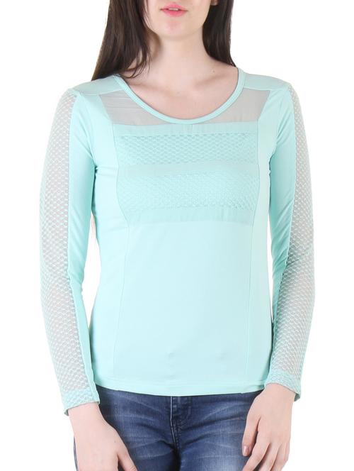 light green polyester top - 11027061 - Very Small Image - 1