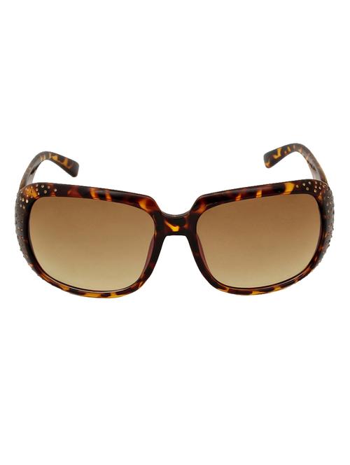 brown plastic oversized men sunglass - 11028294 - Very Small Image - 1
