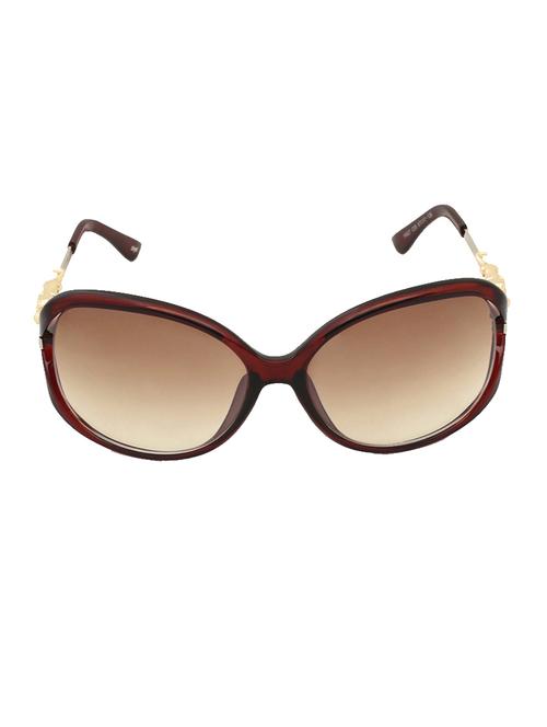 brown plastic oversized men sunglass - 11028304 - Very Small Image - 1
