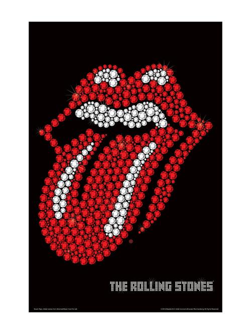 rolling stones tongue glitter poster - 11028642 - Very Small Image - 1