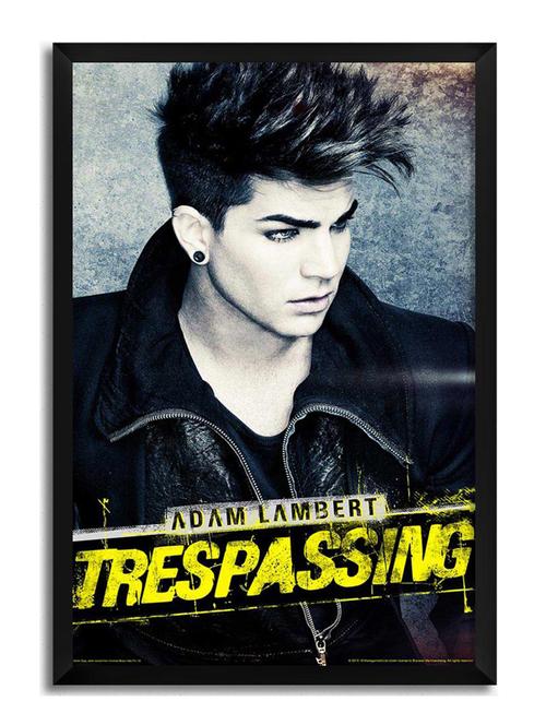 adam lambert tresspassing framed poster (without glass) - 11028707 - Very Small Image - 1