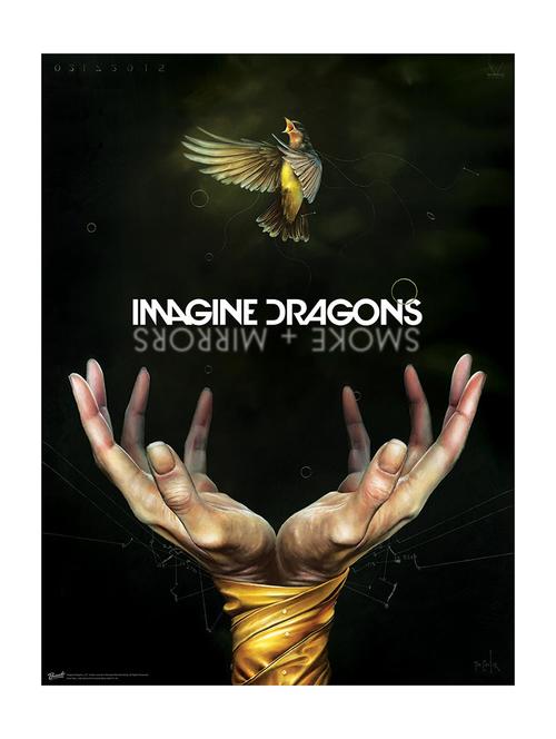 imagine dragons smoke mirrors poster - 11028708 - Very Small Image - 1