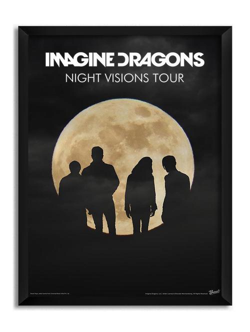imagine dragons tour framed poster (without glass) - 11028711 - Very Small Image - 1