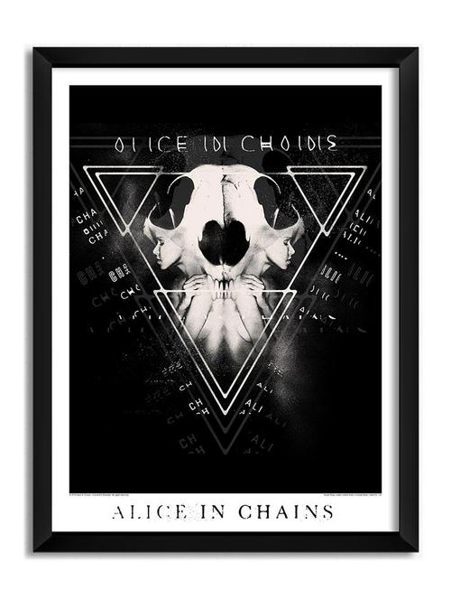 alice in chains two face framed poster (without glass) - 11028717 - Very Small Image - 1