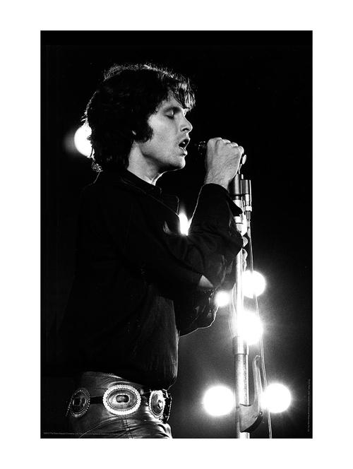 jim morrision performing 1 poster - 11028736 - Very Small Image - 1