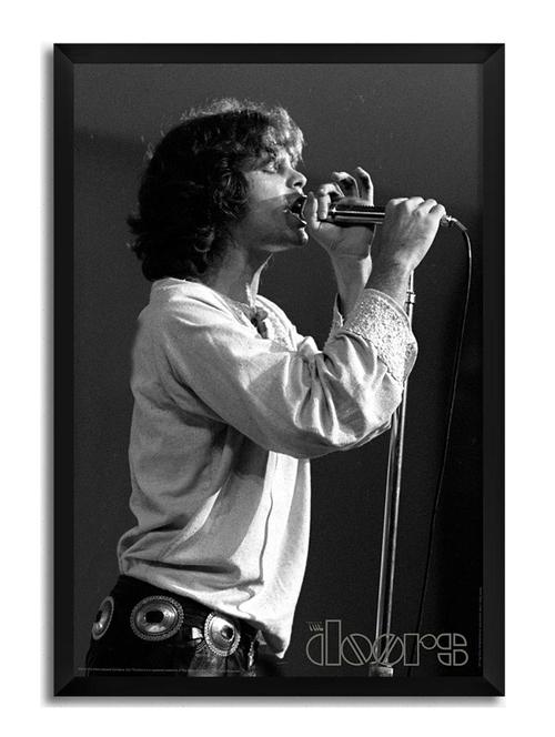 jim morrision performing 2 framed poster (without glass) - 11028739 - Very Small Image - 1