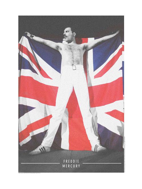 freddie mercury uk flag poster - 11028782 - Very Small Image - 1