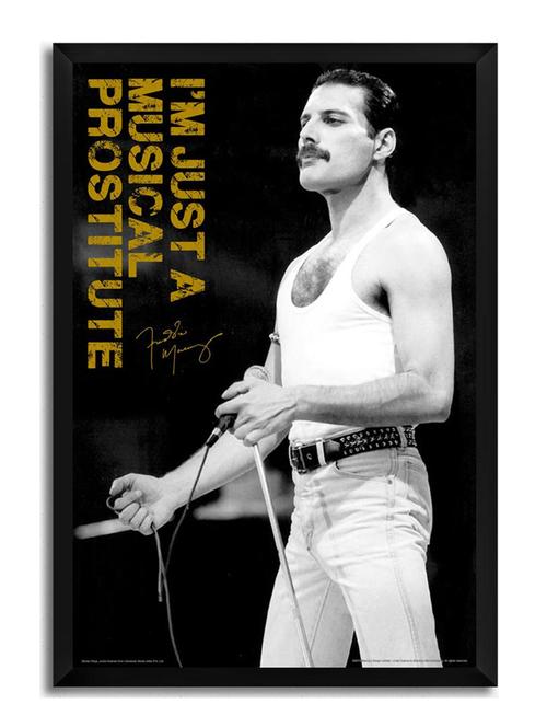 freddie mercury musical framed poster (without glass) - 11028785 - Very Small Image - 1