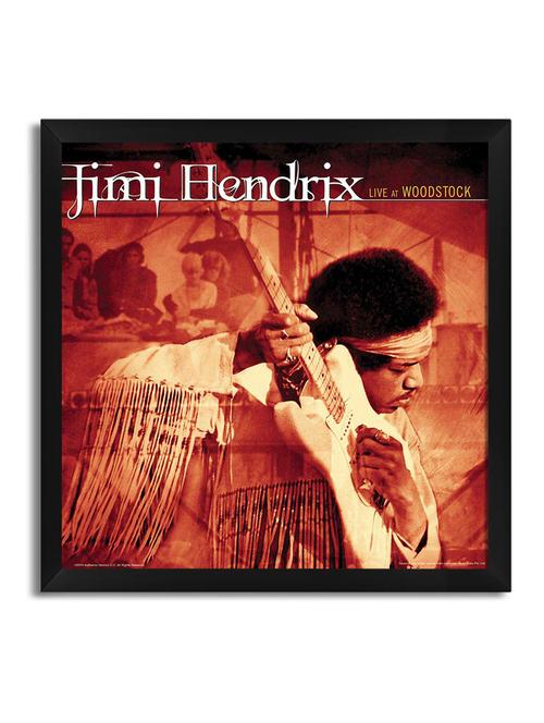 jimi hendrix woodstock framed poster (without glass) - 11028829 - Very Small Image - 1
