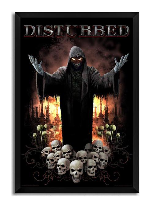 disturbed skeleton framed poster (without glass) - 11028865 - Very Small Image - 1