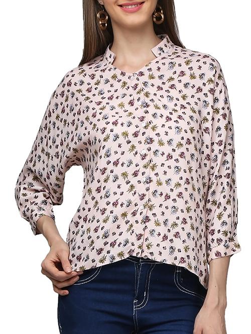 off white crepe shirt - 11030374 - Very Small Image - 1