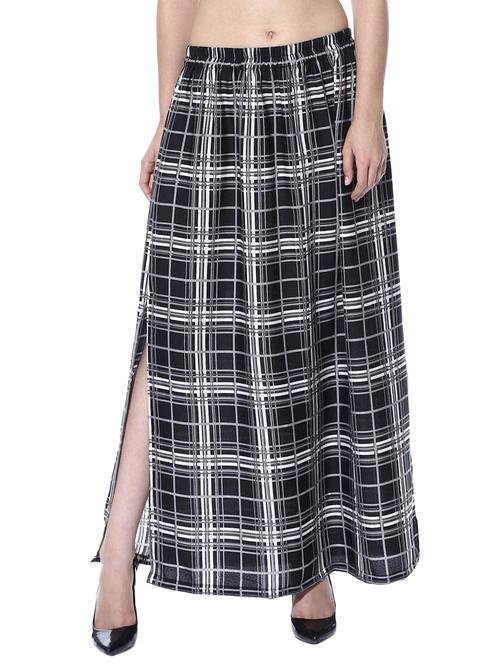 grey crepe skirts - 11038378 - Very Small Image - 1