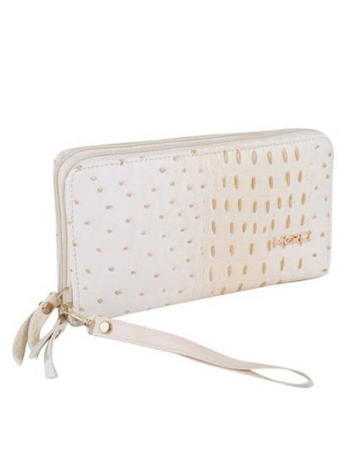 cream faux leather clutch - 11040259 - Very Small Image - 1