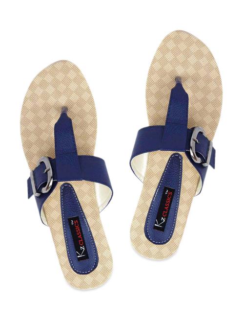 toe separator buckle embellished flat sandals - 1104429 - Very Small Image - 1