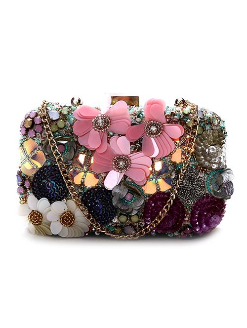 white cotton clutch - 11044603 - Very Small Image - 1