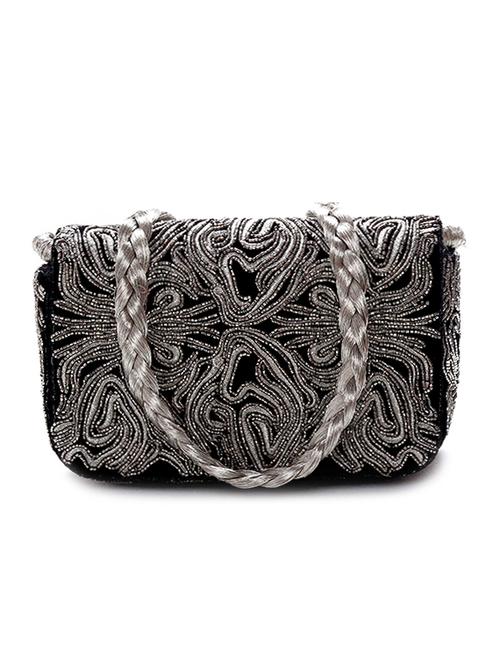 black cotton clutch - 11044606 - Very Small Image - 1
