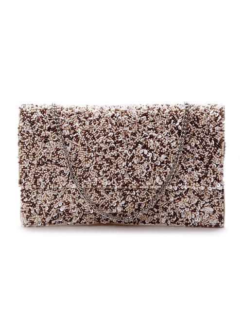 multi cotton embellished clutch - 11044632 - Very Small Image - 1