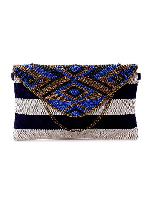 multi colored cotton clutch - 11044638 - Very Small Image - 1