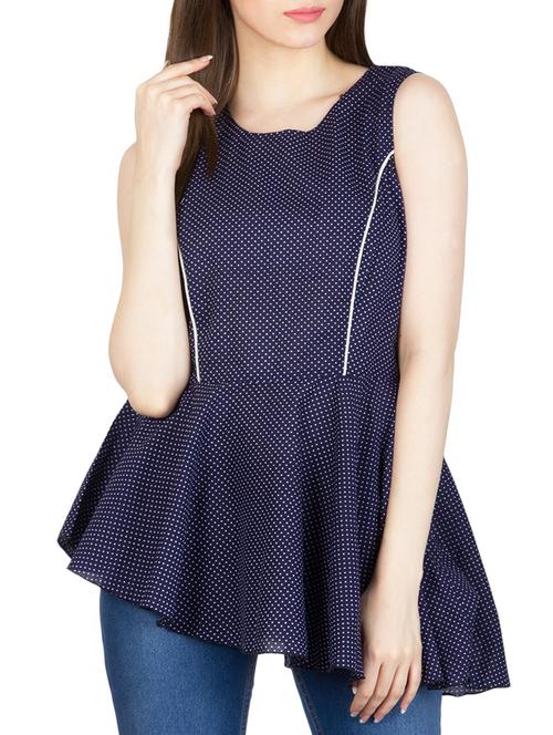 blue cotton top - 11044695 - Very Small Image - 1