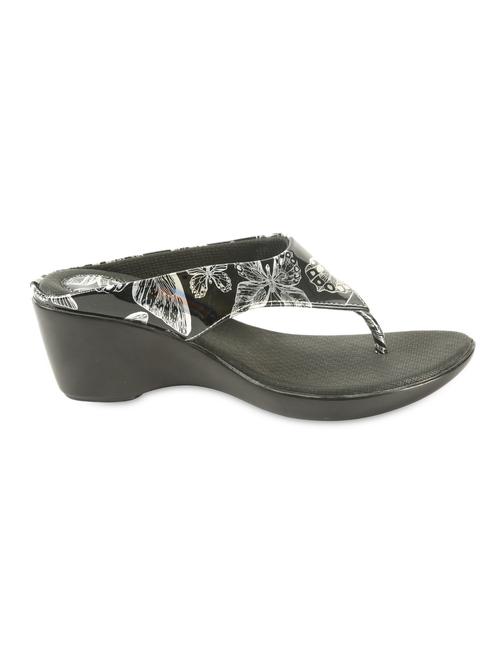 black butterfly print wedges - 1104509 - Very Small Image - 1